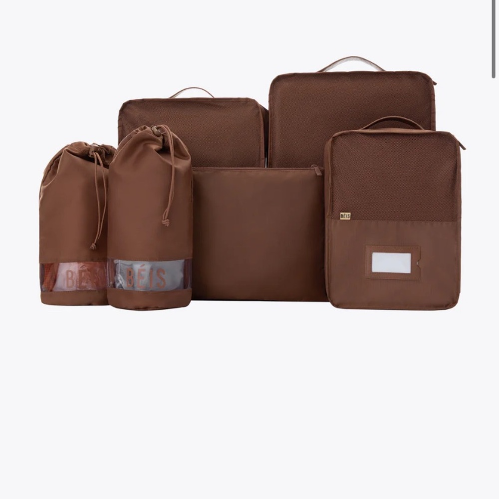 BEIS NAVY Set of 6 Packing Cubes